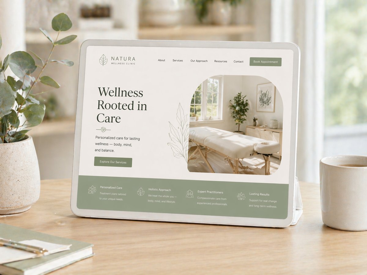 クリニック・整体向けLPデザイン例