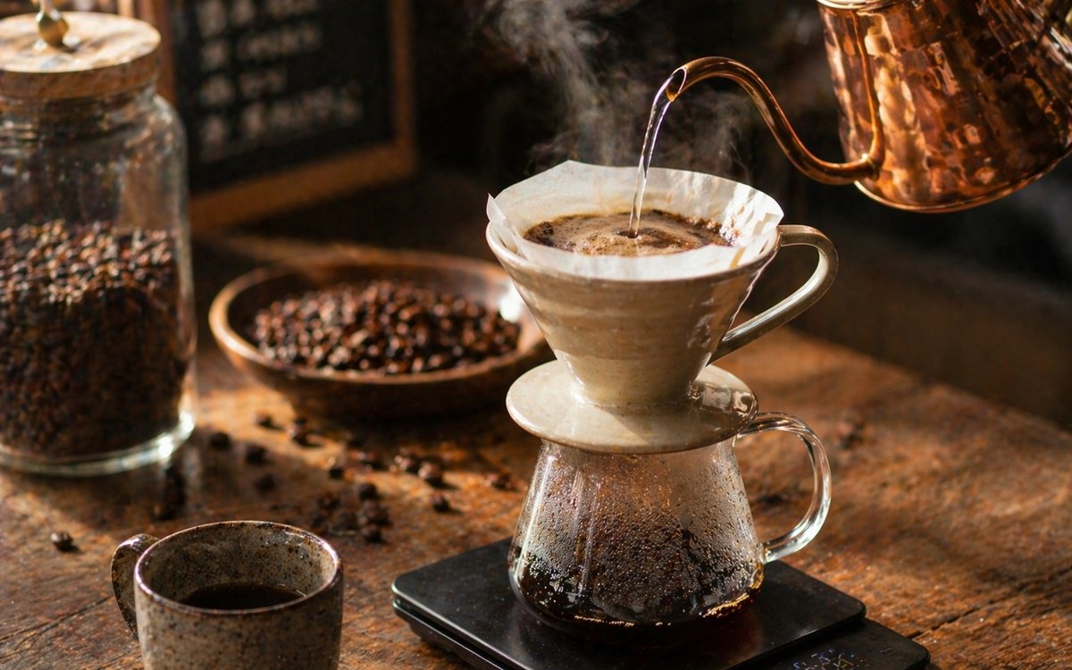 自家焙煎ハンドドリップコーヒー